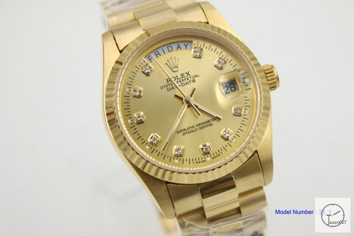 ROLEX Day Date 36mm 18K Gold Case Gold Dial Automatic Limited Stainless Steel AYZ243102036820