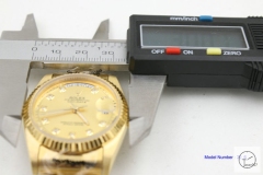 ROLEX Day Date 36mm 18K Gold Case Gold Dial Automatic Limited Stainless Steel AYZ2429302036820