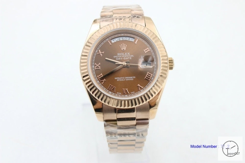 ROLEX Day-Date 40mm Chocolate Dial 18K Everose Gold President Automatic Unisex Watch AYZ2486902036880