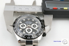 ROLEX Cosmograph Daytona Black Diamond Face Chestnut Ring Stainless Steel Oyster Bracelet Automatic Men's Watch 116506 AAYZ25178569440