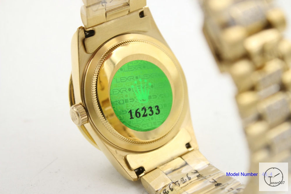ROLEX Day Date 36mm 18K Gold Case Gold Dial Automatic Limited Stainless Steel AYZ343502036820