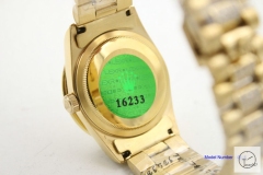 ROLEX Day Date 36mm 18K Gold Case Gold Dial Automatic Limited Stainless Steel AYZ343502036820
