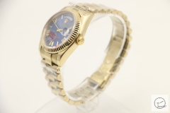 ROLEX Day Date 40mm 18K Gold Case Blue New Roman Dial Automatic Limited Stainless Steel AYZ2457902036860
