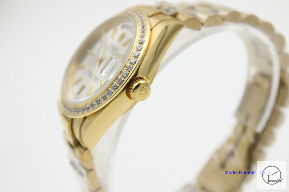 ROLEX Day Date 36mm 18K Gold Case Silver Dial Automatic Limited Stainless Steel AYZ243702036820