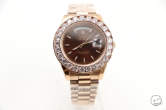 ROLEX Day-Date White Dial 18K Everose Gold President Everose Dial Automatic Men's Watch AYZ35009902036840