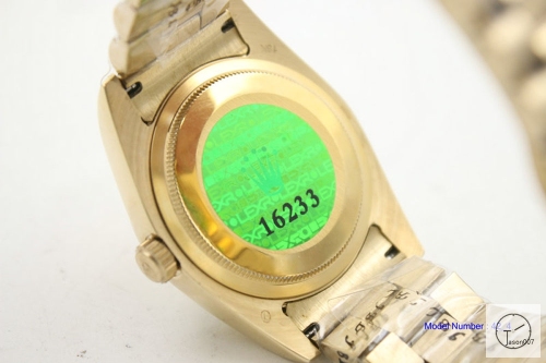 ROLEX Day Date 36mm 18K Gold Case Gold Dial Automatic Limited Stainless Steel AYZ2432302036820
