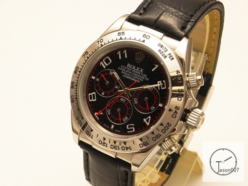 ROLEX Cosmograph Daytona Black and red Dial Automatic Movement Brown Leather Strap Oyster Bracelet Automatic Men's Watch 116519 AAYZ25288579420