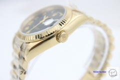 ROLEX Day Date 36mm 18K Gold Case Black Roman Dial Automatic Limited Stainless Steel AYZ2442902036840