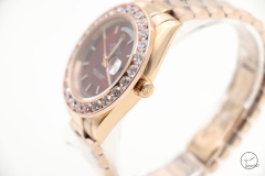 ROLEX Day-Date White Dial 18K Everose Gold President Red Dial Automatic Men's Watch AYZ35029902036840