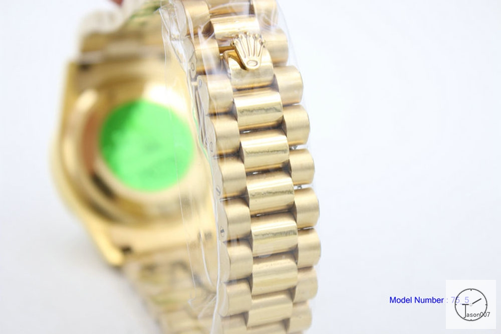 ROLEX Day Date 36mm 18K Gold Case Silver Dial Diamond Bezel Automatic Limited Stainless Steel AYZ2444902036840