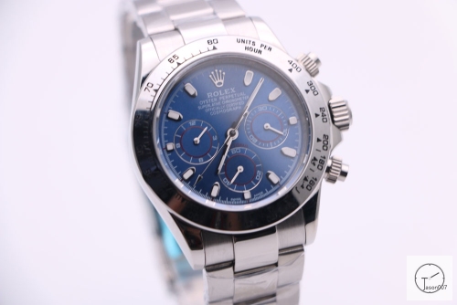 ROLEX Cosmograph Daytona Blue Dial Automatic Movement Brown Stainless Strap Oyster Bracelet Automatic Men's Watch 116519 AAYZ25248579440