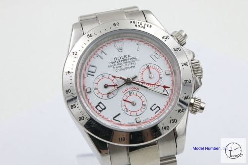 ROLEX Cosmograph Daytona Silver and Red Dial Stainless Steel Oyster Bracelet Automatic Men's Watch 116520 AAYZ25148569420