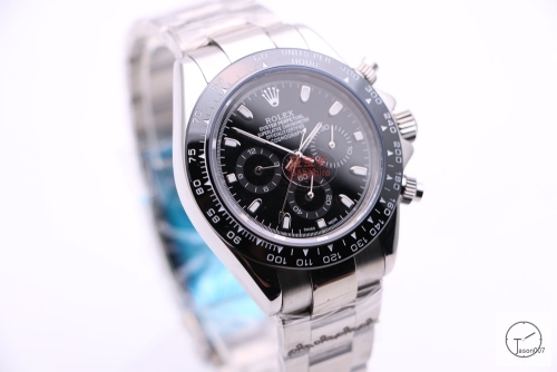 ROLEX Cosmograph Daytona Black Dial Ceramic Bezel Automatic Movement Brown Leather Strap Oyster Bracelet Automatic Men's Watch 116599 AAYZ25238579440