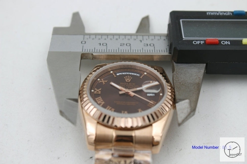 ROLEX Day-Date 36mm Chocolate Dial 18K Everose Gold President Automatic Unisex Watch AYZ2485902036860