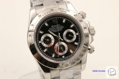 ROLEX Cosmograph Daytona Black Dial Stainless Steel Oyster Bracelet Automatic Men's Watch 116520WSO AAYZ25098569420