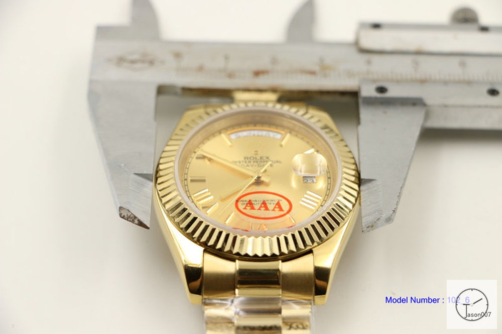 ROLEX Day Date 40mm 18K Gold Case Gold Dial Automatic Limited Stainless Steel AYZ2456902036860