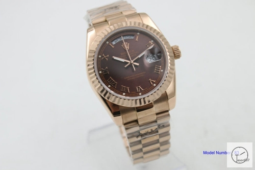 ROLEX Day-Date 36mm Chocolate Dial 18K Everose Gold President Automatic Unisex Watch AYZ2485902036860