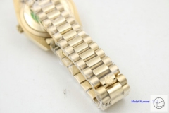 ROLEX Day Date 36mm 18K Gold Case Green Dial Automatic Limited Stainless Steel AYZ24302036880