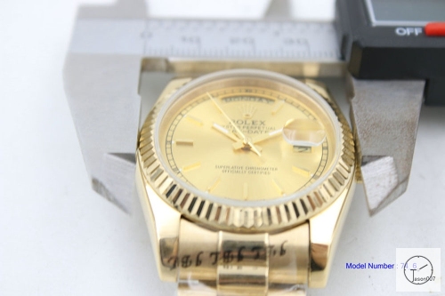 ROLEX Day Date 36mm 18K Gold Case Yellow Gold Dial Automatic Limited Stainless Steel AYZ2443902036840