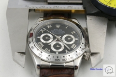 ROLEX Cosmograph Daytona Black Roman Number Dial Stainless Steel Oyster Bracelet Automatic Men's Watch 116519 AAYZ28569420