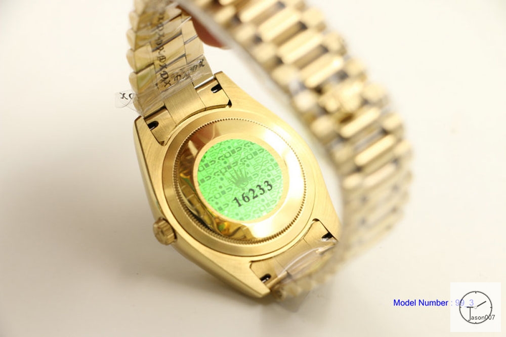 ROLEX Day Date 40mm 18K Gold Case SilVer New Roman Dial Automatic Limited Stainless Steel AYZ2454902036860