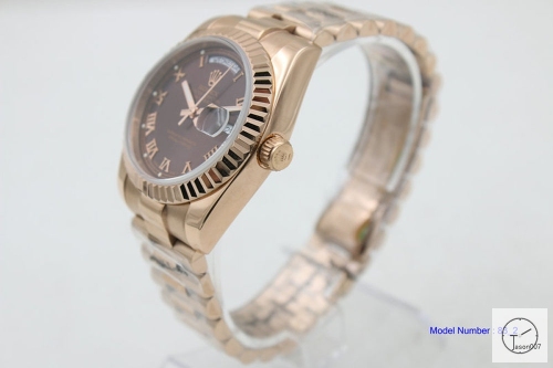 ROLEX Day-Date 36mm Chocolate Dial 18K Everose Gold President Automatic Unisex Watch AYZ2485902036860