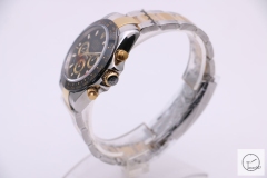 Rolex Cosmograph Daytona Two Tone Black Diamond Dial Stainless steel and 18K Yellow Gold Oyster Bracelet Automatic Men's Watch 116523 AAYZ25498579440