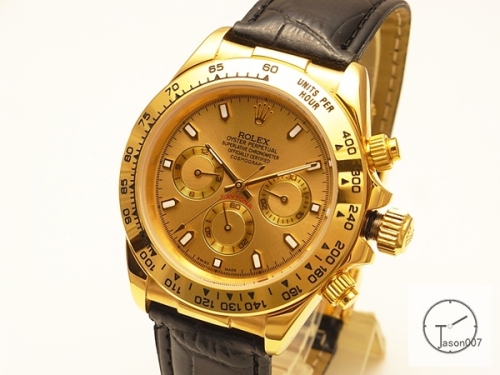 Rolex Cosmograph Daytona 18k Gold Yellow Gold Dial Stainless steel and 18K Yellow Gold Oyster Bracelet Automatic Brown Leather Strap Men's Watch 116508 AAYZ2568805579440