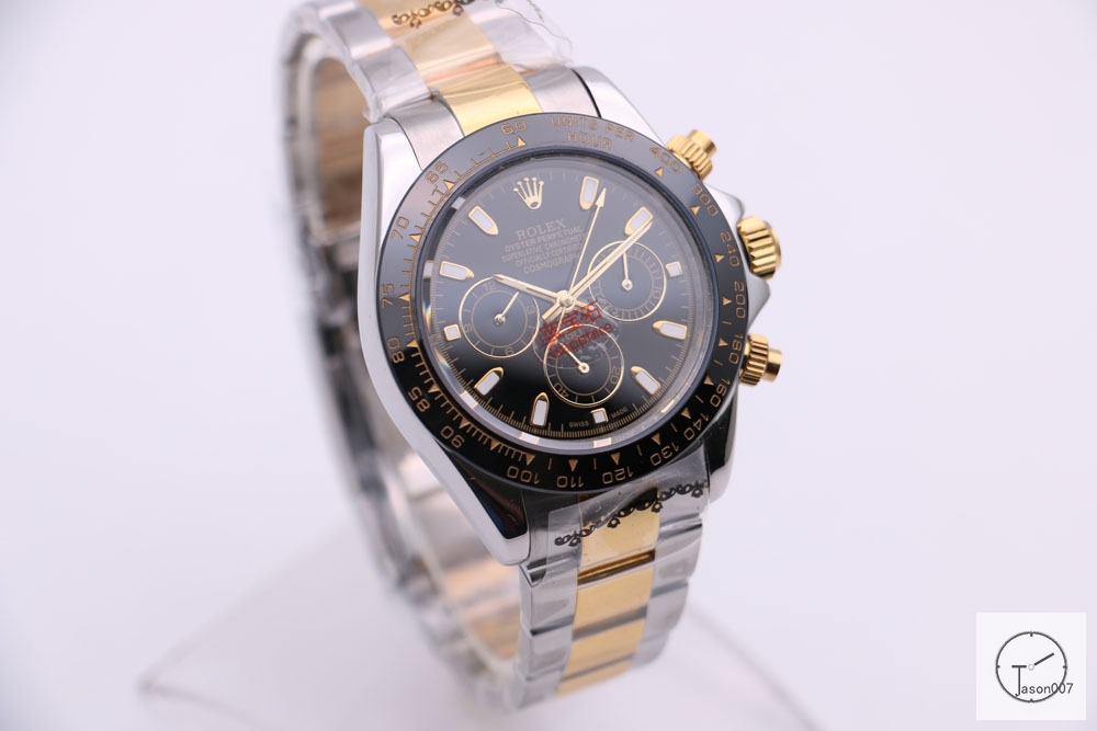 Rolex Cosmograph Daytona Two Tone Black Diamond Dial Stainless steel and 18K Yellow Gold Oyster Bracelet Automatic Men's Watch 116523 AAYZ2550811579440
