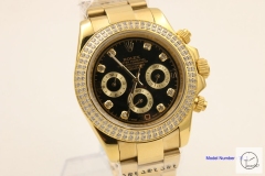 Rolex Cosmograph Daytona 18k Gold Black Diamond Dial Stainless steel and 18K Yellow Gold Oyster Bracelet Automatic Men's Watch 116508 AAYZ257781679480