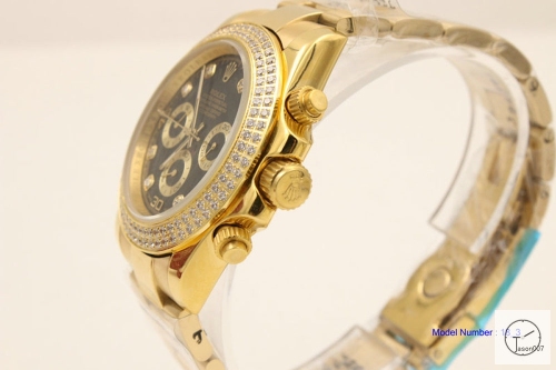 Rolex Cosmograph Daytona 18k Gold Black Diamond Dial Stainless steel and 18K Yellow Gold Oyster Bracelet Automatic Men's Watch 116508 AAYZ257781679480