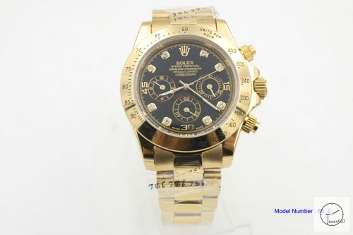 Rolex Cosmograph Daytona 18k Gold Black Diamond Dial Stainless steel and 18K Yellow Gold Oyster Bracelet Automatic Men's Watch 116528 AAYZ2562801579440