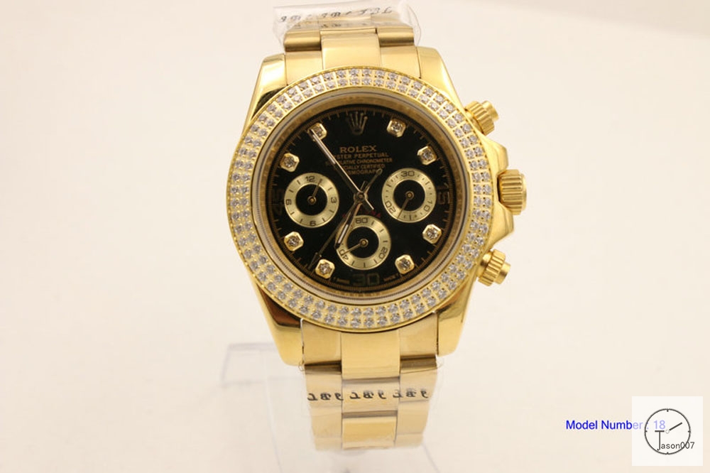 Rolex Cosmograph Daytona 18k Gold Black Diamond Dial Stainless steel and 18K Yellow Gold Oyster Bracelet Automatic Men's Watch 116508 AAYZ257781679480
