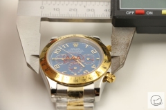 Rolex Cosmograph Daytona Two Tone Blue Diamond Dial Stainless steel and 18K Yellow Gold Oyster Bracelet Automatic Men's Watch 116523 AAYZ25488579440