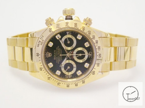 Rolex Cosmograph Daytona 18k Gold Black Diamond Dial Stainless steel and 18K Yellow Gold Oyster Bracelet Automatic Men's Watch 116528 AAYZ2563805579440