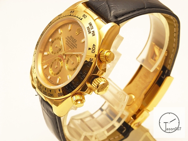 Rolex Cosmograph Daytona 18k Gold Yellow Gold Dial Stainless steel and 18K Yellow Gold Oyster Bracelet Automatic Brown Leather Strap Men's Watch 116508 AAYZ2568805579440