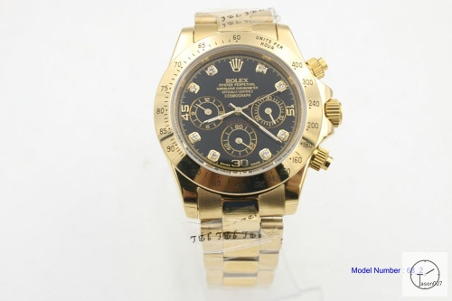 Rolex Cosmograph Daytona 18k Gold Black Diamond Dial Stainless steel and 18K Yellow Gold Oyster Bracelet Automatic Men's Watch 116528 AAYZ2560801579440