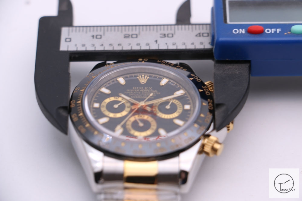 Rolex Cosmograph Daytona Two Tone Black Diamond Dial Stainless steel and 18K Yellow Gold Oyster Bracelet Automatic Men's Watch 116523 AAYZ25498579440