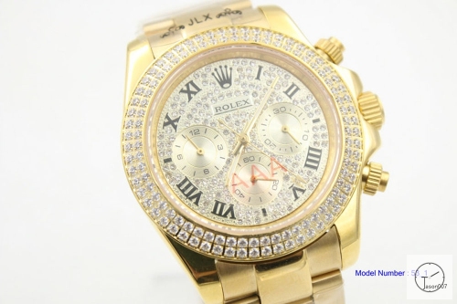 Rolex Cosmograph Daytona 18k Gold Silver Diamond Dial Stainless steel and 18K Yellow Gold Oyster Bracelet Automatic Men's Watch 116508 AAYZ25781679480