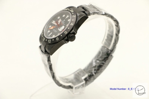 Rolex Explorer II Black Stainless Steel Automatic Men's Watch Stainless Steel AAYZ25891679480