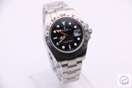 New Rolex Explorer II Stainless Steel Black Mens Watch 216570 W Stainless Steel AAYZ259181679450