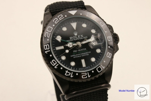 Rolex GMT-Master II Pvd Black Ceramic Bezel Luxury Men's Watch Oyster Strap 116760 AAYZ260281679470