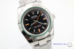 Rolex Milgauss 116400GV Black Dial Watch Automatic Movement Green Crystal Watch MintAAYZ162881679430