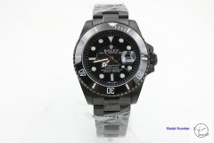 Rolex Submariner Date PVD Ceramic Bezel Black Dial Men's Watch 116610 Stainless Rubber Strap SAAYZ269281679450