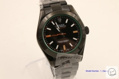 Rolex Milgauss 39mm 116400GV Oyster Perpetual PVD Coated Green Crystal Watch MintAAYZ162281679450