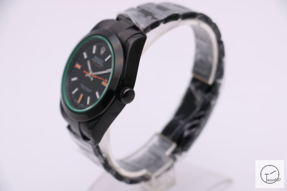 Rolex Milgauss Black Dial PVD 116400GV Watch Automatic Movement Green Crystal Watch MintAAYZ163581679480