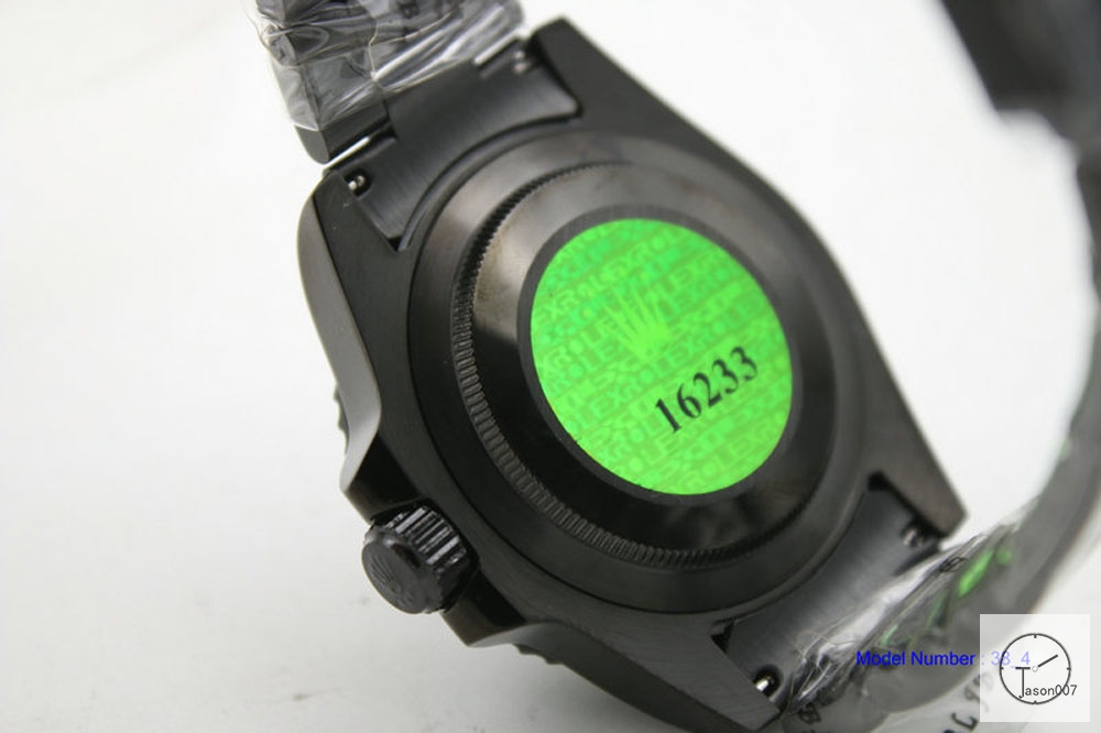 Rolex Submariner Date PVD Ceramic Bezel Black Dial Men's Watch 116610 Stainless Rubber Strap SAAYZ269281679450