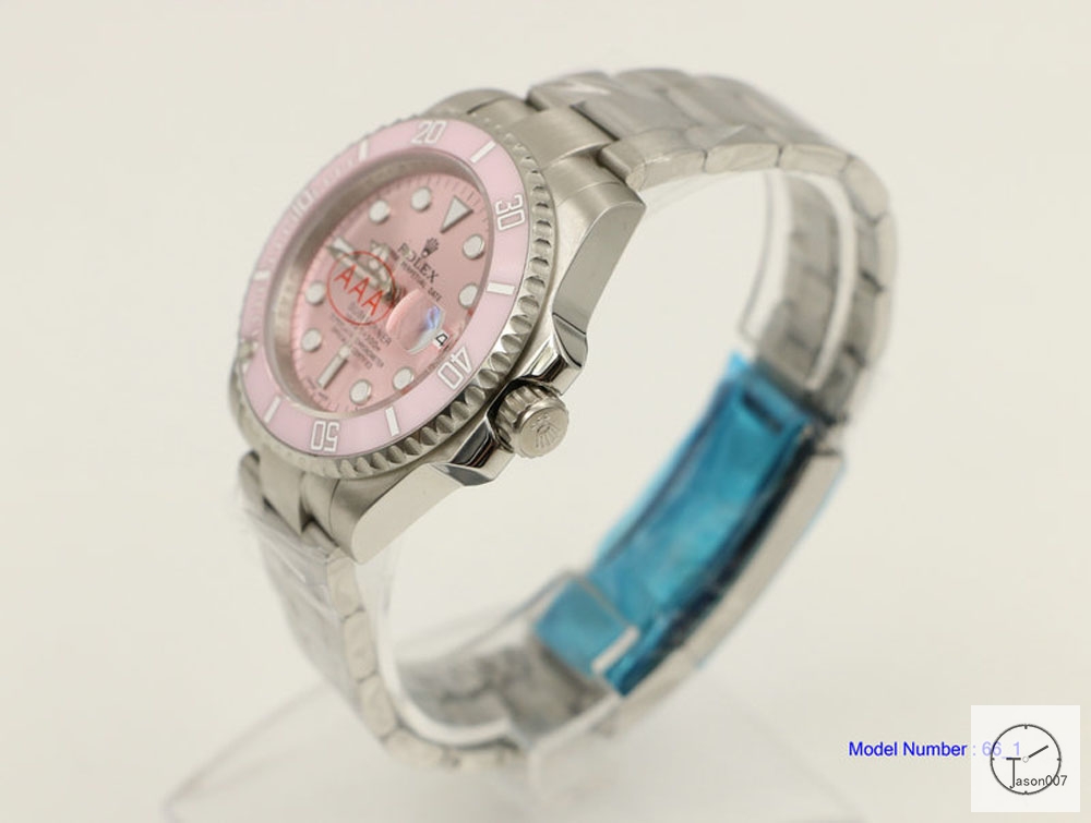 Rolex Submariner Date Ceramic Bezel Pink Dial Men's Watch 116610 Stainless Rubber Strap SAAYZ269181679420