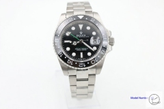 Rolex GMT-Master II Ceramic Bezel Black Dial Oyster steel Men's Watch 116710LN AAYZ25871679450