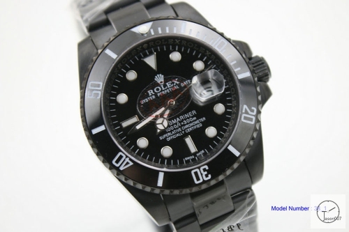 Rolex Submariner Date PVD Ceramic Bezel Black Dial Men's Watch 116610 Stainless Rubber Strap SAAYZ269281679450